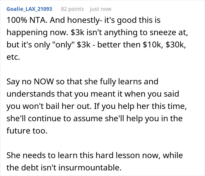 Parent Makes Daughter Face $3,000 Credit Debt Consequences After She Goes On Spending Spree Parent Makes Daughter Face $3,000 Credit Debt Consequences After She Goes On Spending Spree