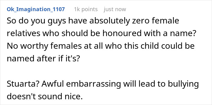 Guy Picks His Family Male Name For Future Kid, Has A Fight With Wife After It Turns Out It’s A Girl - 22
