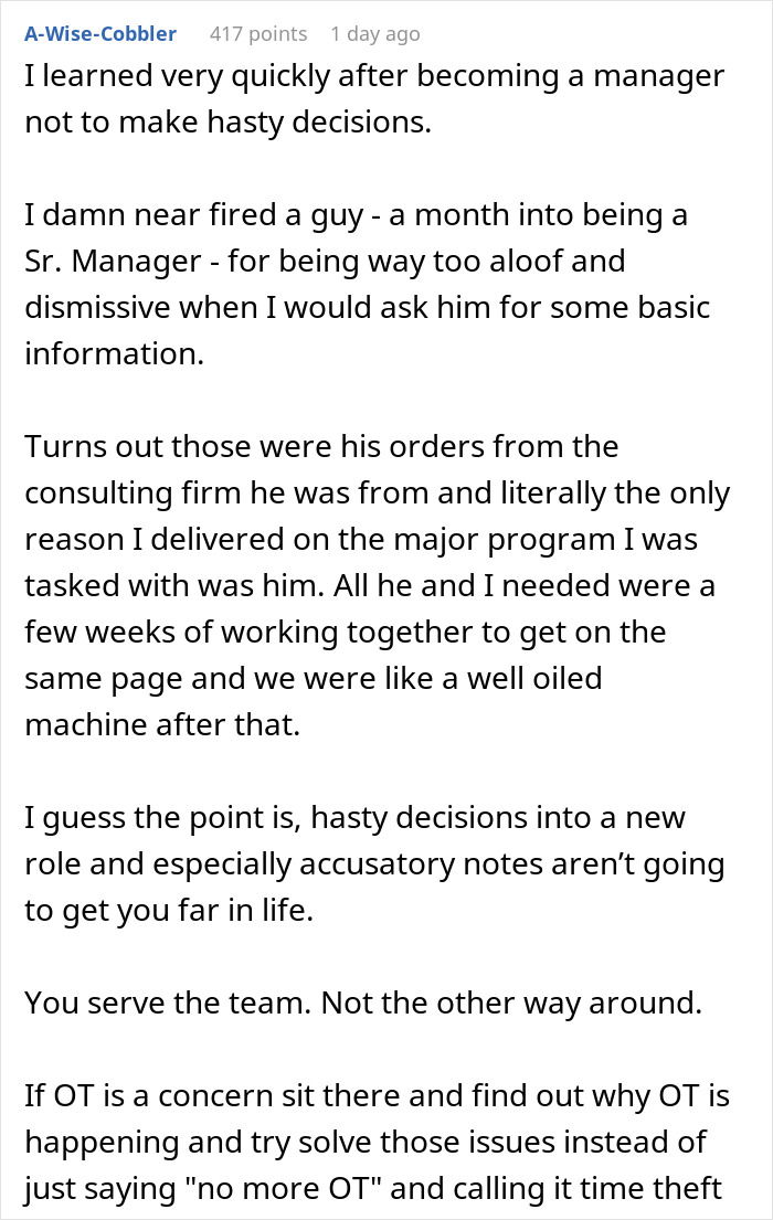 &ldquo;No Overtime, No Problem&rdquo;: Worker Happily Complies, Makes New Boss Go Red From Embarrassment