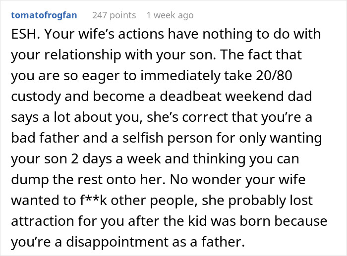 "And Why Should I Care?": Husband Leaves Wife And Son, Says He Has To Put Himself First