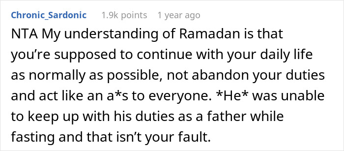 Man Loses Patience Mid-Ramadan Fast, Wife Gives Him An Ultimatum After Baby Becomes A Target