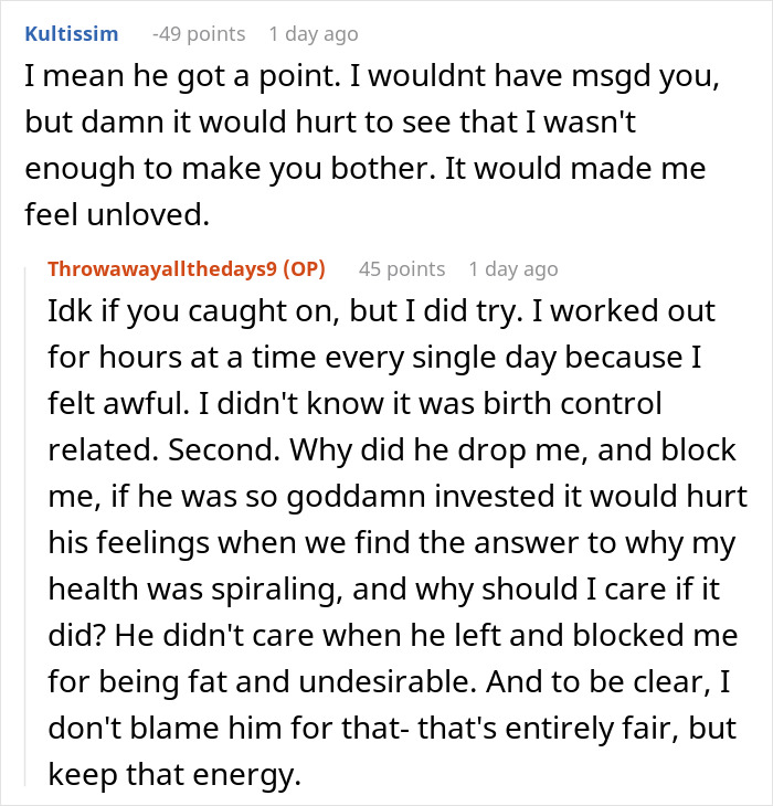 Guy Dumps GF After No Longer Being Attracted To Her, Feels Betrayed Once She Loses Weight - 25