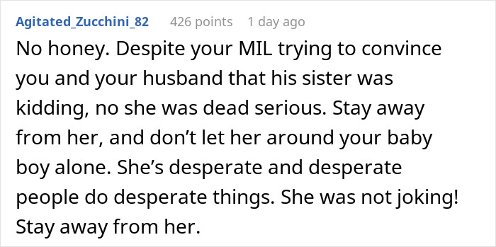 Woman Banned From Seeing Nephew After Her Creepy &ldquo;Joke&rdquo; Raises Red Flags