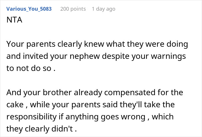 Parents Ignore Teen’s Request To Not Invite 5 Y.O. Nephew To B-Day Party, It Ends In Disaster - 16