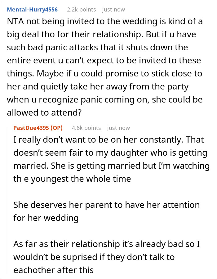 Woman Doesn&rsquo;t Invite Her Sister To Her Wedding, As Her Panic Attack Ruined The Engagement Party