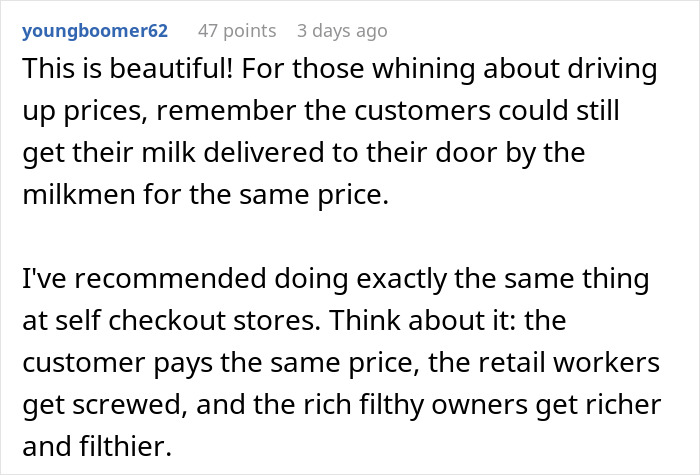 Grocery Store Tries To Put Milkmen Out Of Business, Regrets It When They Take Petty Revenge