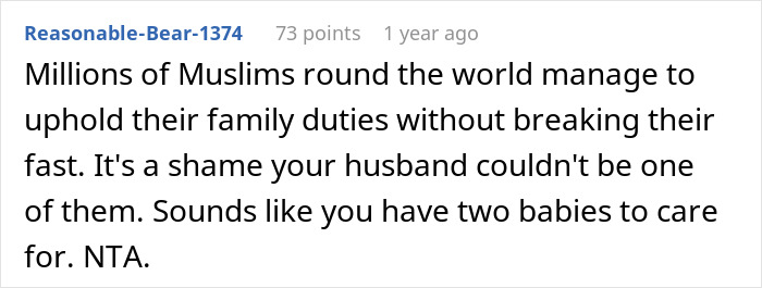 Man Loses Patience Mid-Ramadan Fast, Wife Gives Him An Ultimatum After Baby Becomes A Target
