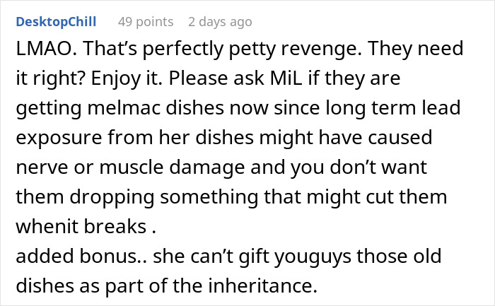 Couple Tricks In-Laws Into Replacing All Of Their Plates As Payback For Constant Hurtful Comments