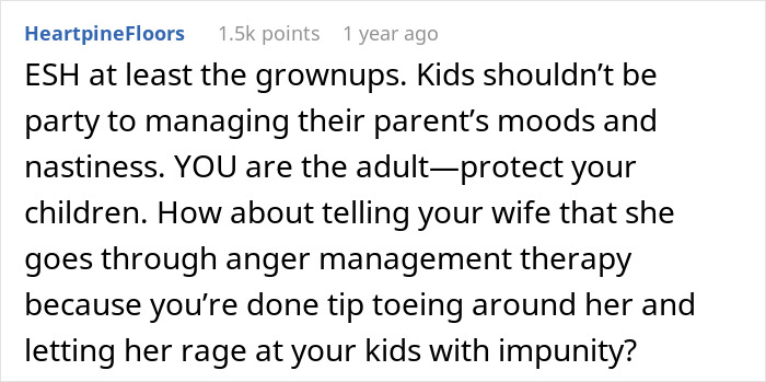 Dad Gets A Wake-Up Call After People Tell Him Wife's "Bad Days" Are Not For Him To Manage