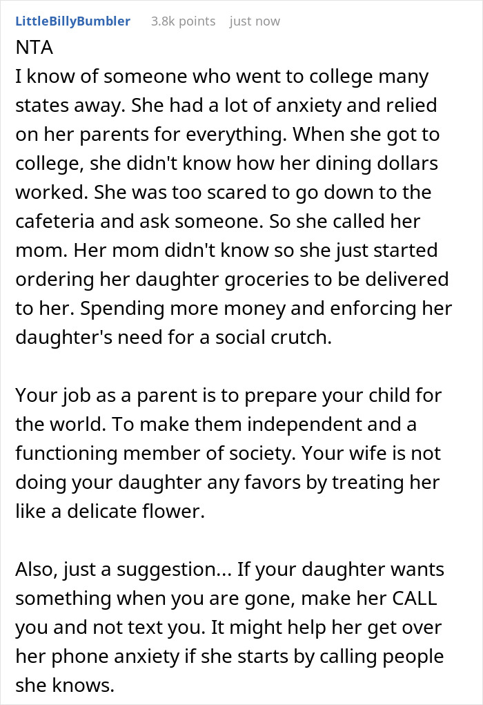 Family Drama Ensues Over Dad Refusing To Order Pizza For Socially Anxious Daughter Staying At Home - 11