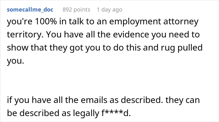 Man Urged To Lawyer Up And Make Company Pay For Making Him Move 1,700 Miles For Nothing