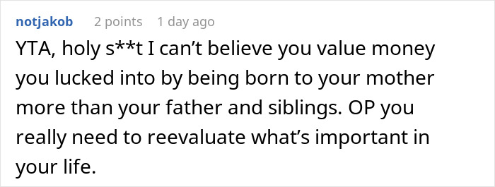 Parents Expect Son To Share His Huge Inheritance With Half-Siblings, Can't Believe He Won't Parents Expect Son To Share His Huge Inheritance With Half-Siblings, Can't Believe He Won't