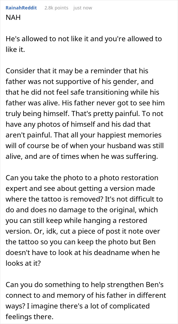 Mom Agrees To Hide All Photos Of Her Son Pre-Transition Except For One, Gets Called Cruel