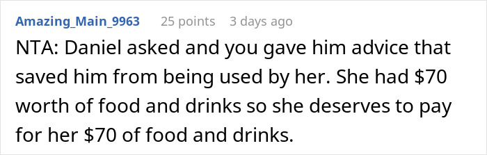 Woman's Attempt To Score Free Dinner On Date Ends In Embarrassment As He Got Warned Beforehand