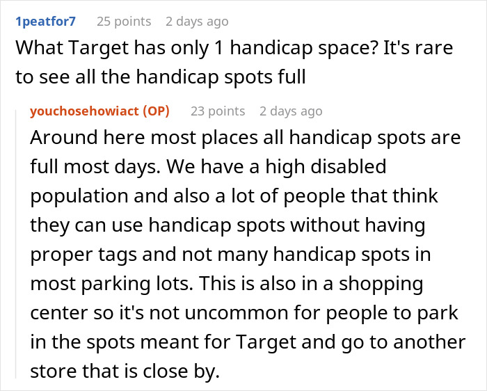 Karen Starts Screaming At Couple Over ‘Illegal’ Handicap Parking, Refuses To See Reason Karen Starts Screaming At Couple Over ‘Illegal’ Handicap Parking, Refuses To See Reason