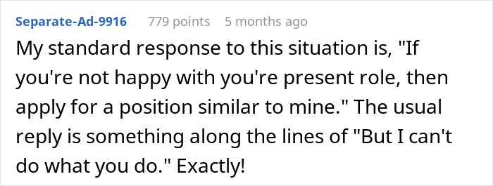Guy Gets Called Out Over Big Salary, Puts Coworker In His Place