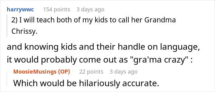 Grandma Throws Threats Over Baby's Name, Soon Realizes No One Cares About Losing Contact With Her Grandma Throws Threats Over Baby's Name, Soon Realizes No One Cares About Losing Contact With Her