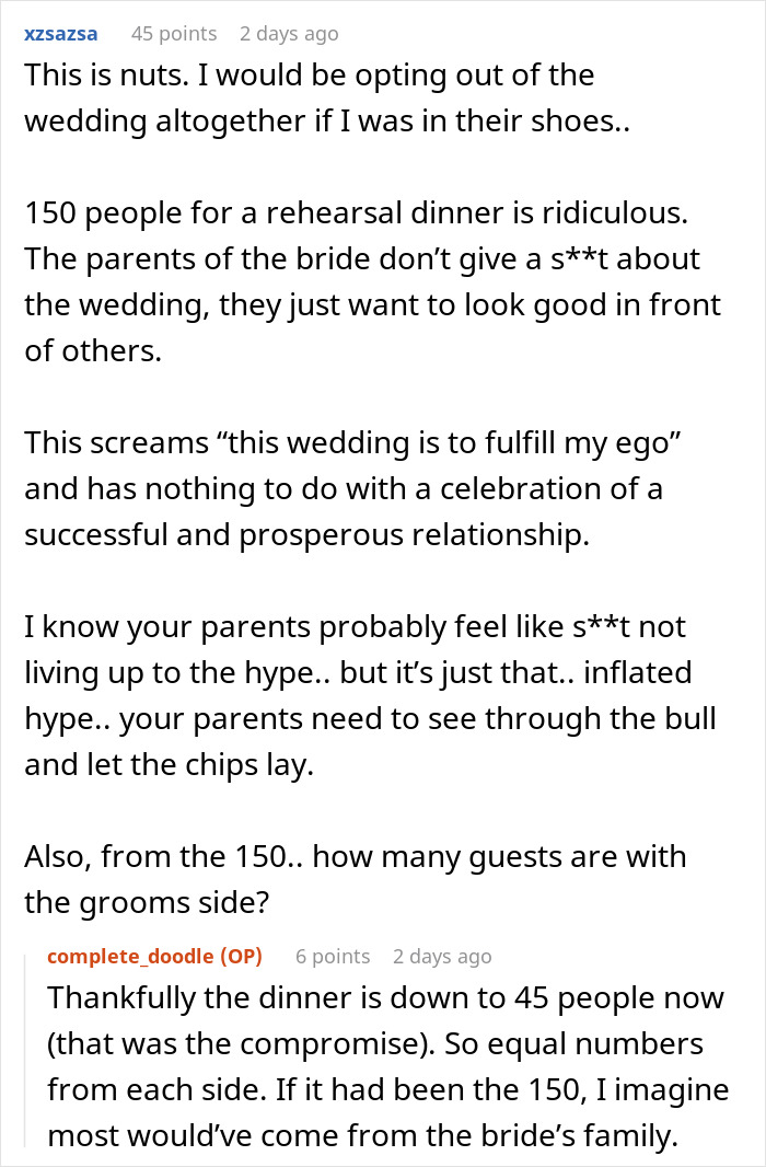 Tensions Run High As Family Is Accused Of Being “Cheap” For Refusing To Fund $37k Dinner Tensions Run High As Family Is Accused Of Being “Cheap” For Refusing To Fund $37k Dinner