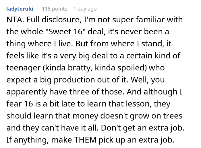 Triplets Want Individual "Sweet 16s", Tell Mom To Get An Extra Job If She Can't Afford It