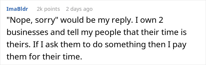 Employee Tired Of Bossy Coworker Demanding He Come To Work On Day Off, Escalates The Issue To CEO Employee Tired Of Bossy Coworker Demanding He Come To Work On Day Off, Escalates The Issue To CEO