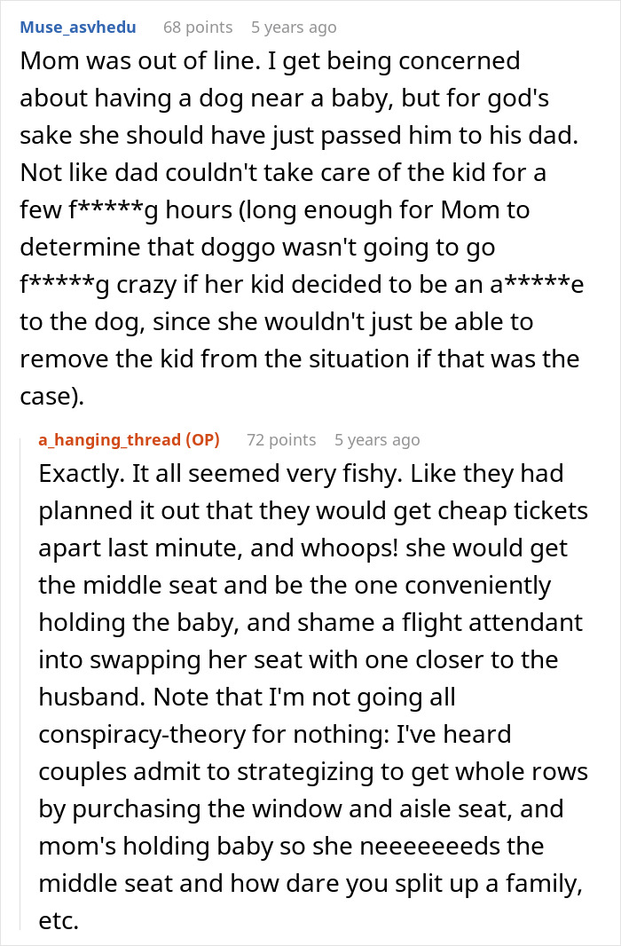 Flight Attendant Loses His Patience With Entitled Mom Who Just "Can't Sit In The Middle"