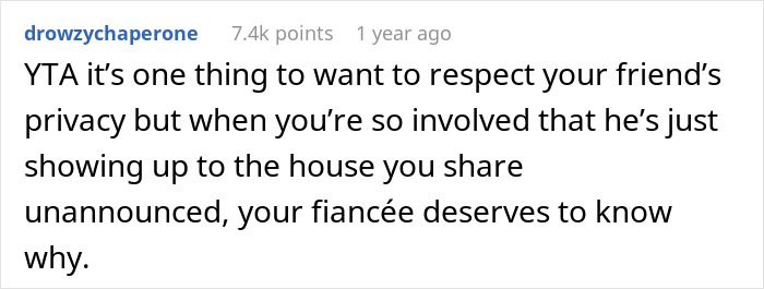 Man Goes To Extra Lengths To Support Grieving Friend, Fiancée Can’t Take It Anymore Man Goes To Extra Lengths To Support Grieving Friend, Fiancée Can’t Take It Anymore