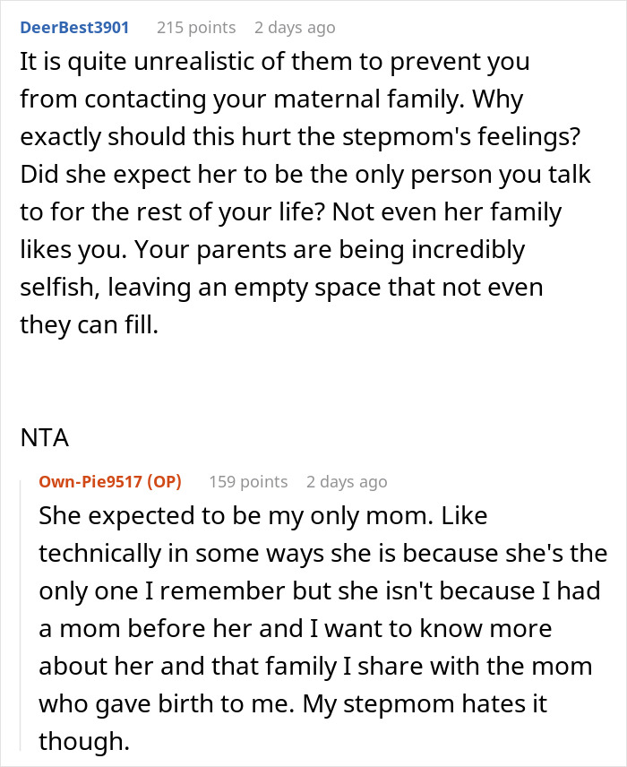 Bitter Teen Goes Against Dad's Wishes To Spend Time With Late Bio Mom's Family, Drama Ensues