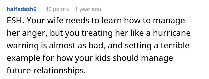 Dad Gets A Wake-Up Call After People Tell Him Wife's "Bad Days" Are Not For Him To Manage