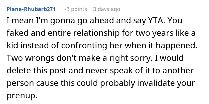 Man Doesn't Divorce Cheating Wife Until Their 10th Anniversary To Score On Their Prenup - 25