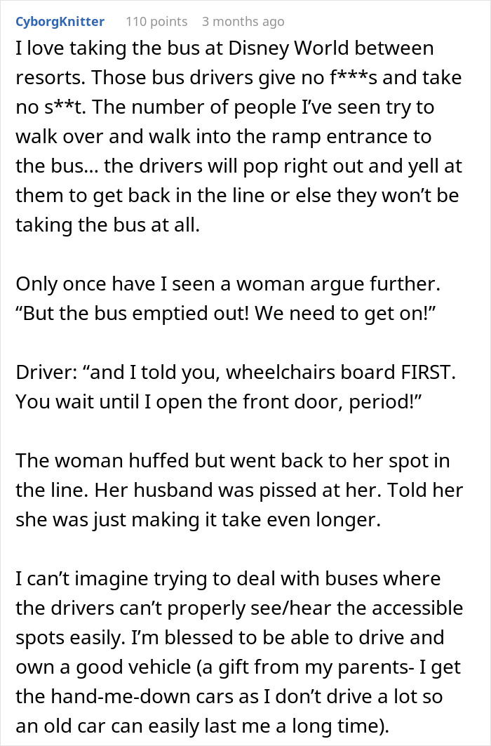 Entitled Mom Expects Person In Wheelchair To Walk So She Can Park Her Stroller, Gets Laughed At