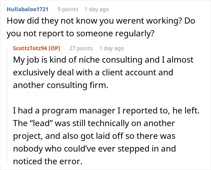 Person Gets Fired, Is Asked Why Their Project Isn't Completed Two Months Later - 29