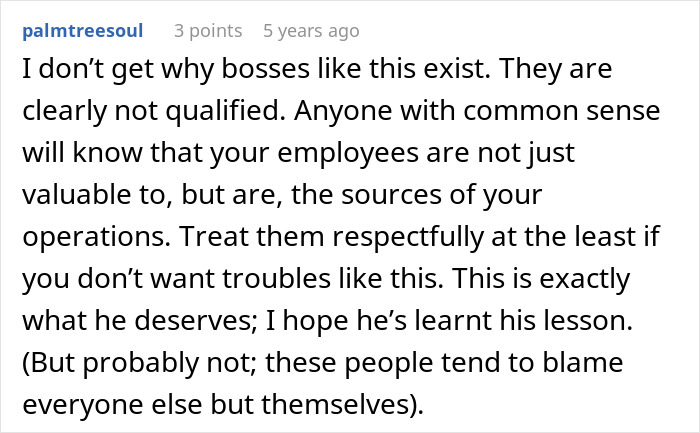 Jerk Boss Mocks Employee For Taking First Half A Day Off In 10 Months, It Backfires