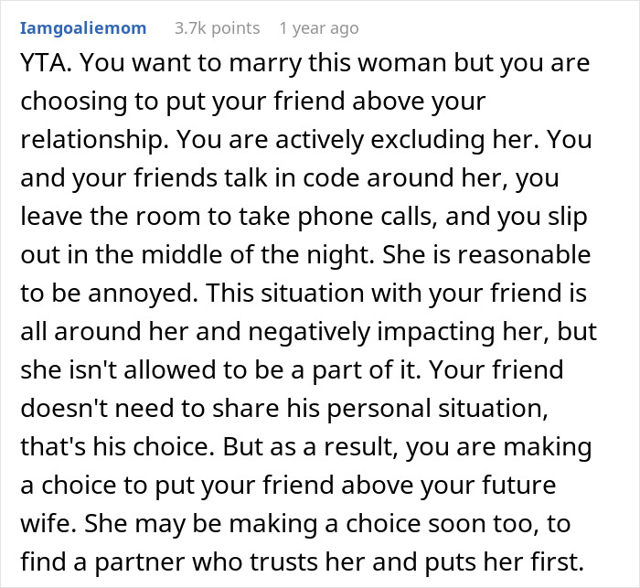 Man Goes To Extra Lengths To Support Grieving Friend, Fiancée Can’t Take It Anymore Man Goes To Extra Lengths To Support Grieving Friend, Fiancée Can’t Take It Anymore
