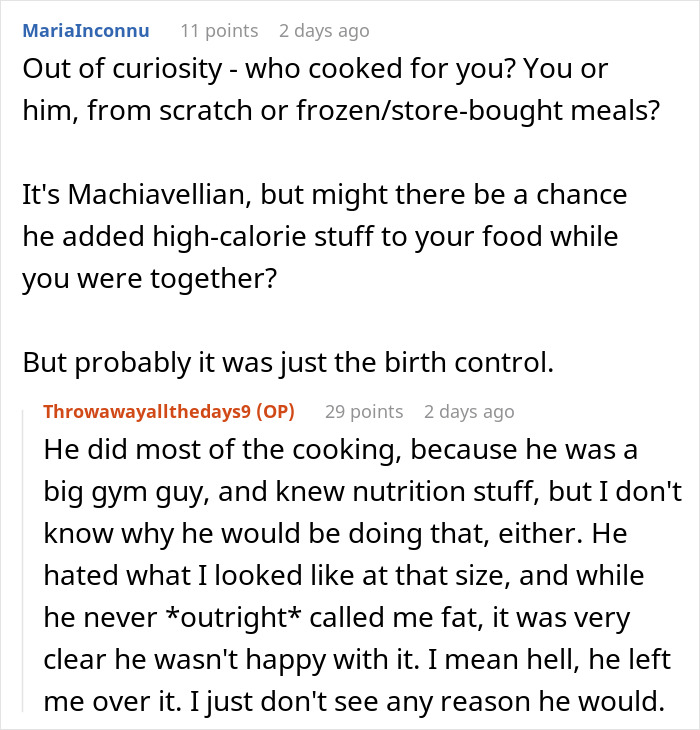 Guy Dumps GF After No Longer Being Attracted To Her, Feels Betrayed Once She Loses Weight - 12