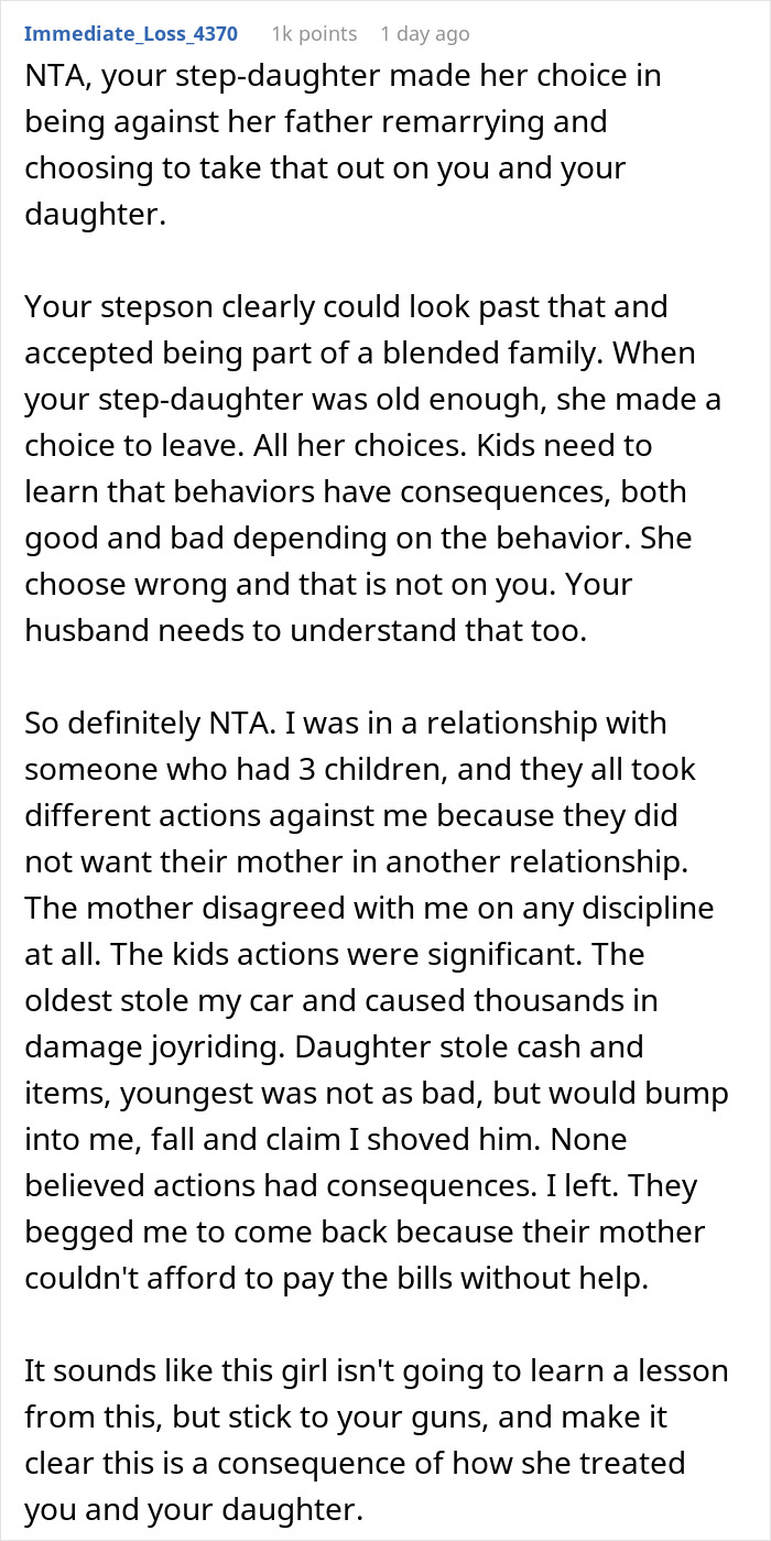 Teen Treats Her Stepmom With Hostility, Is Surprised When She Refuses To Cover Her College Tuition