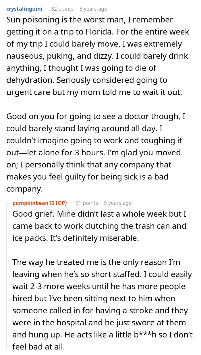 Jerk Boss Mocks Employee For Taking First Half A Day Off In 10 Months, It Backfires