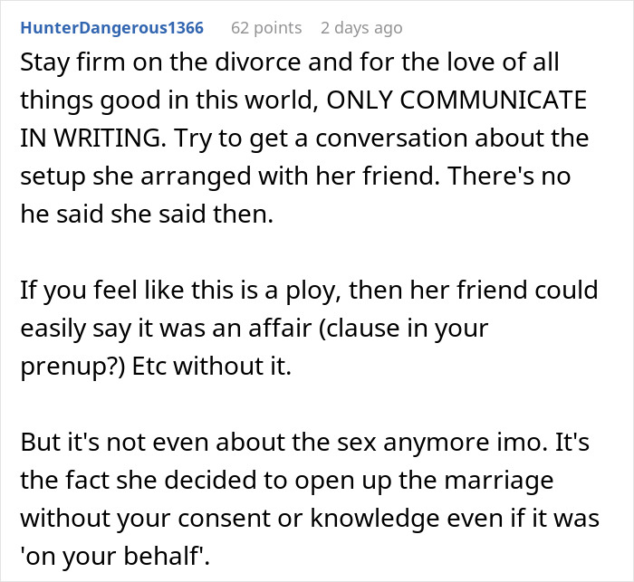 Man Freaks Out After Wife Confesses To Asking Her Friend To Replace Her For Intercourse