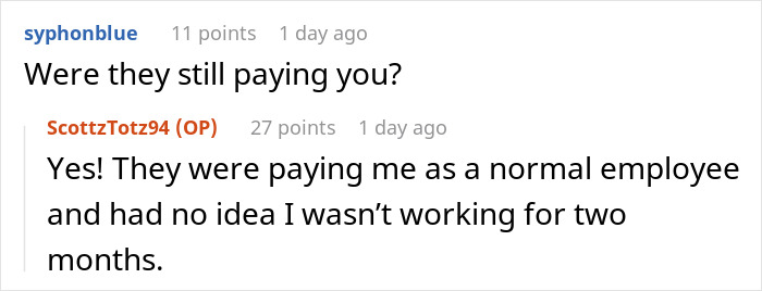 Person Gets Fired, Is Asked Why Their Project Isn't Completed Two Months Later - 28
