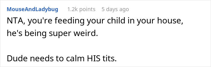 Man Demands Wife Stop Breastfeeding Their Baby In Front Of His Mates, Is Told To &lsquo;Shut Up&rsquo;