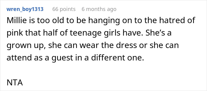 Pretty In Pink: Tomboy Throws A Fit Over Bridesmaid Dress, Threatens To Skip Sister&rsquo;s Wedding