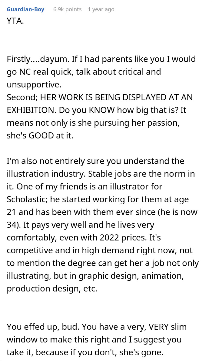 Dad Leaves Daughter High And Dry After Finding Out She Lied About Majoring In Comp Sci