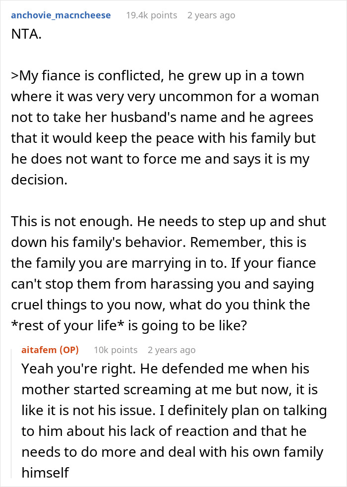 In-Laws Create Chaos In Family As They Harass Their Son’s Fiancée Over Keeping Her Maiden Name In-Laws Create Chaos In Family As They Harass Their Son’s Fiancée Over Keeping Her Maiden Name
