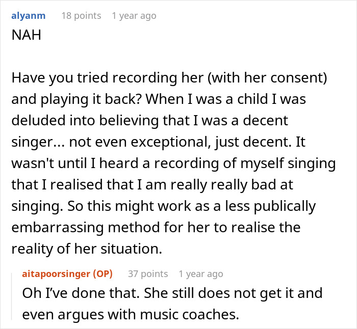 Teenager Thinks She's Going To Be A Famous Singer, Mom Gives Her A Reality Check