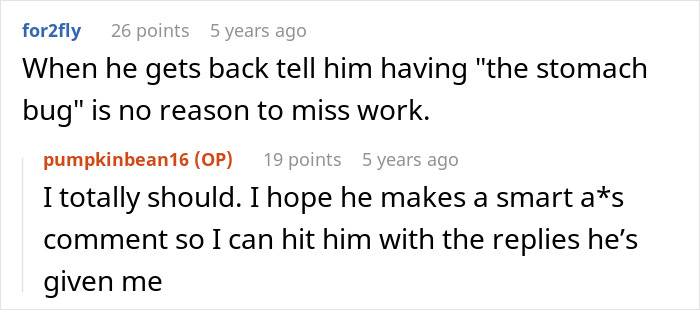 Jerk Boss Mocks Employee For Taking First Half A Day Off In 10 Months, It Backfires