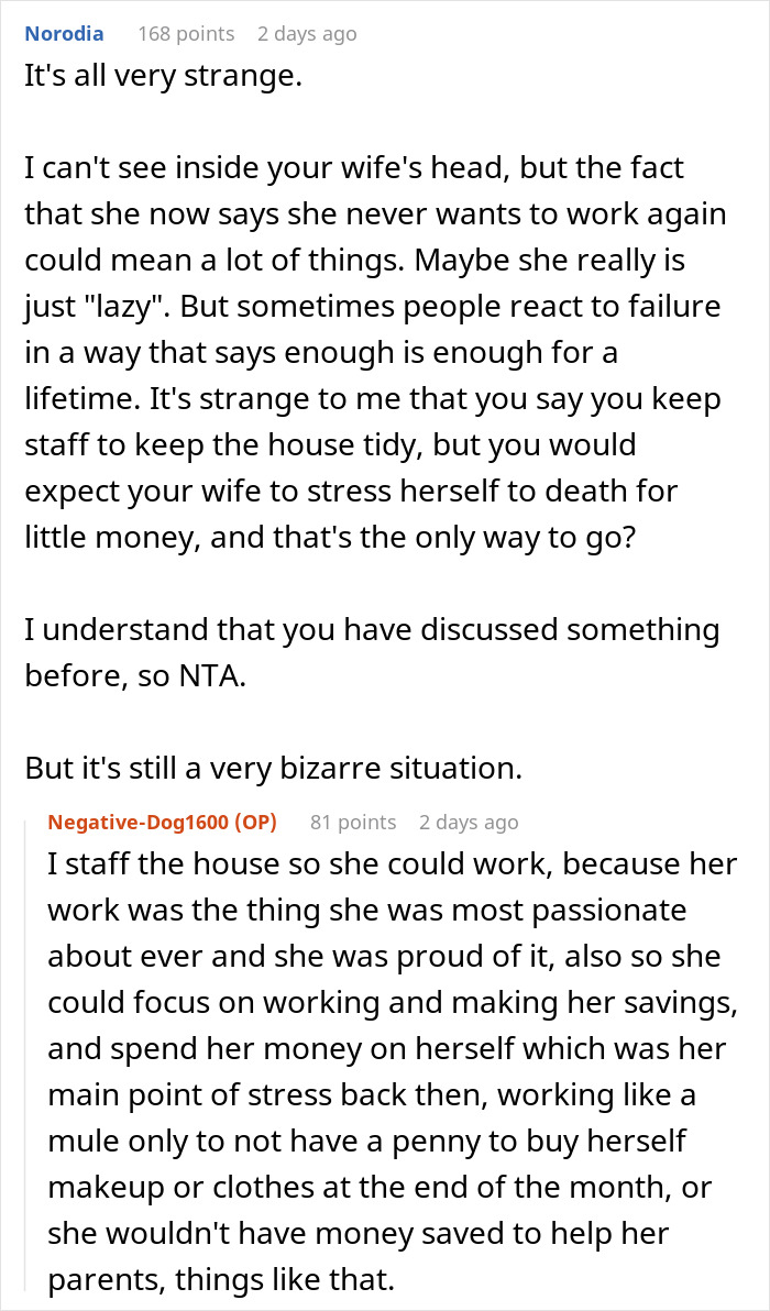 Wife Insists On Becoming A Housewife, Is Shocked Husband Wants Divorce Wife Insists On Becoming A Housewife, Is Shocked Husband Wants Divorce