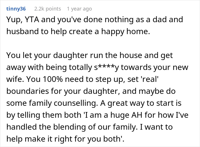 Peeps Online Bash Man As He Remains Neutral In A Conflict Between Teen Daughter And His New Wife