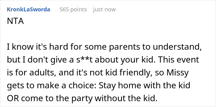 "[Am I The Jerk] For Telling My Friend She Can&rsquo;t Come If She Brings Her Kid"