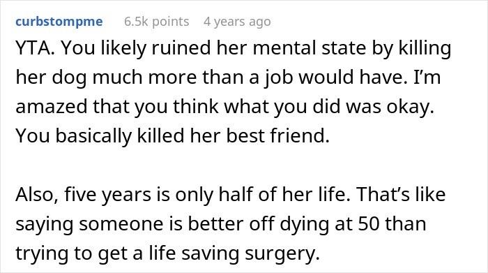 “AITA For Euthanizing My Daughter’s Emotional Support Animal For Her Own Sake?” “AITA For Euthanizing My Daughter’s Emotional Support Animal For Her Own Sake?”