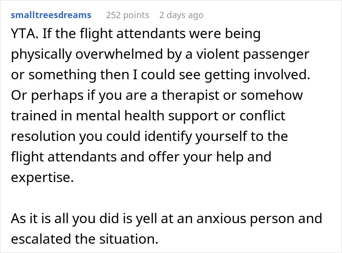 Man Seeks Support Online: "AITA For Telling A Doctor To Shut Up On A Turbulent Flight?"