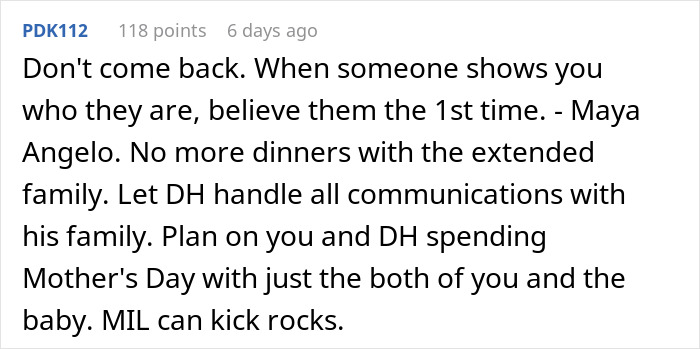 Woman Who Called Her Daughter-In-Law &ldquo;Too Fat To Eat Dinner&rdquo; Is Shocked When She Leaves